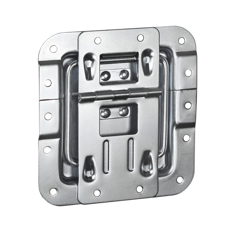 Adam Hall Hardware 270736 - Ogranicznik pokrywy, krótki, zagięty, z zawiasem - 1