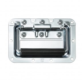 Adam Hall Hardware 34082 - Uchwyt klapowy, średni, sprężynowy, w obudowie montażowej, głębokość: 8 mm - 1