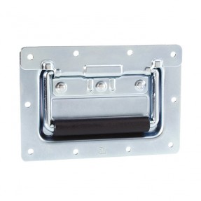 Adam Hall Hardware 34102 - Uchwyt klapowy, średni, sprężynowy, w dużej obudowie montażowej, głębokość: 9,5 mm - 1