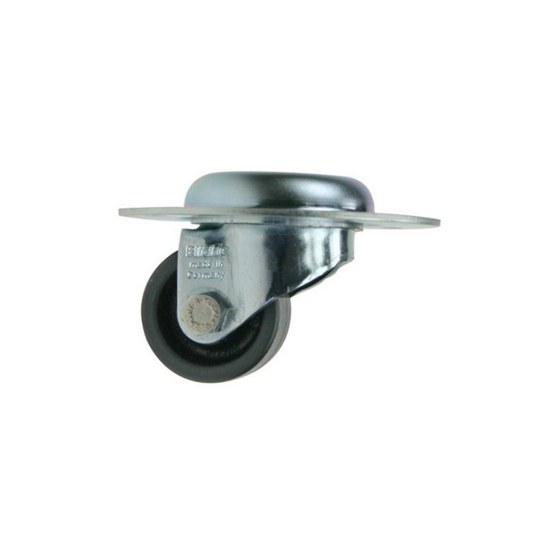 Adam Hall Hardware 37042 - Kółko zwrotne w obudowie z oponą z tworzywa sztucznego - 1