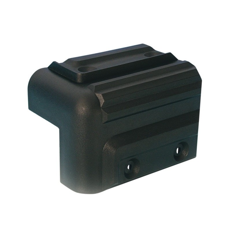 Adam Hall Hardware 4009 - Profil kątowy do głośników, tworzywo sztuczne, możliwość ułożenia w stos, czarny - 1