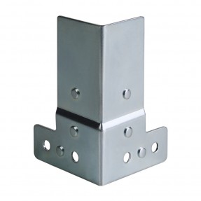 Adam Hall Hardware 40405 - Profil L 50 x 80, zagięty - 1
