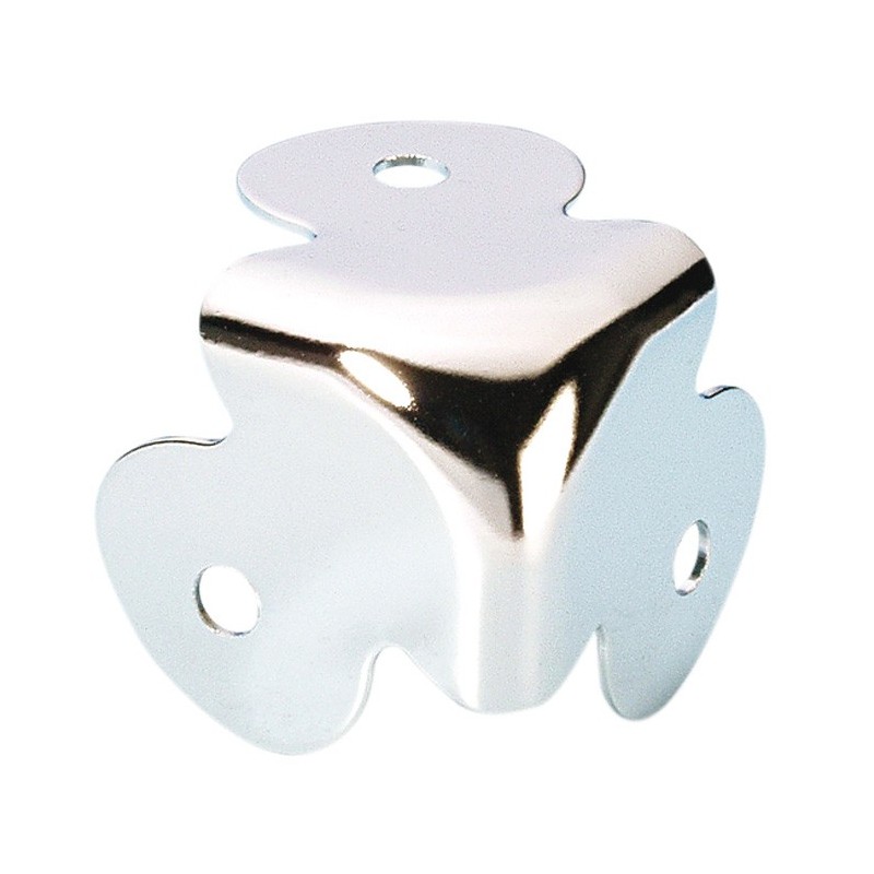 Adam Hall Hardware 4050 - Narożnik, trójramienny, chromowany - 1