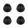 Adam Hall Hardware 4901 M4 AH - Komplet czterech nóżek gumowych, 30 x 15 mm, w woreczku - 1