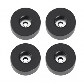Adam Hall Hardware 4907 M4 AH - Komplet czterech nóżek gumowych, 38 x 15 mm, w woreczku - 1