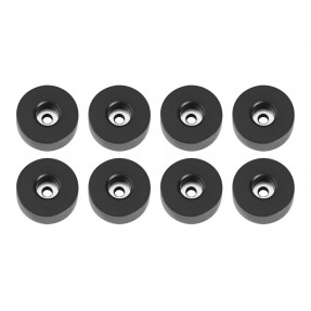 Adam Hall Hardware 4907 M8 AH - Komplet ośmiu nóżek gumowych, 38 x 15 mm, w woreczku - 1