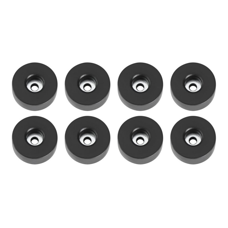 Adam Hall Hardware 4907 M8 AH - Komplet ośmiu nóżek gumowych, 38 x 15 mm, w woreczku - 1