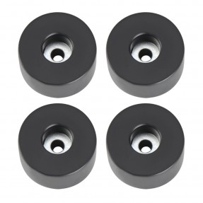 Adam Hall Hardware 4909 M4 AH - Komplet czterech nóżek gumowych, 38 x 20 mm, w woreczku - 1