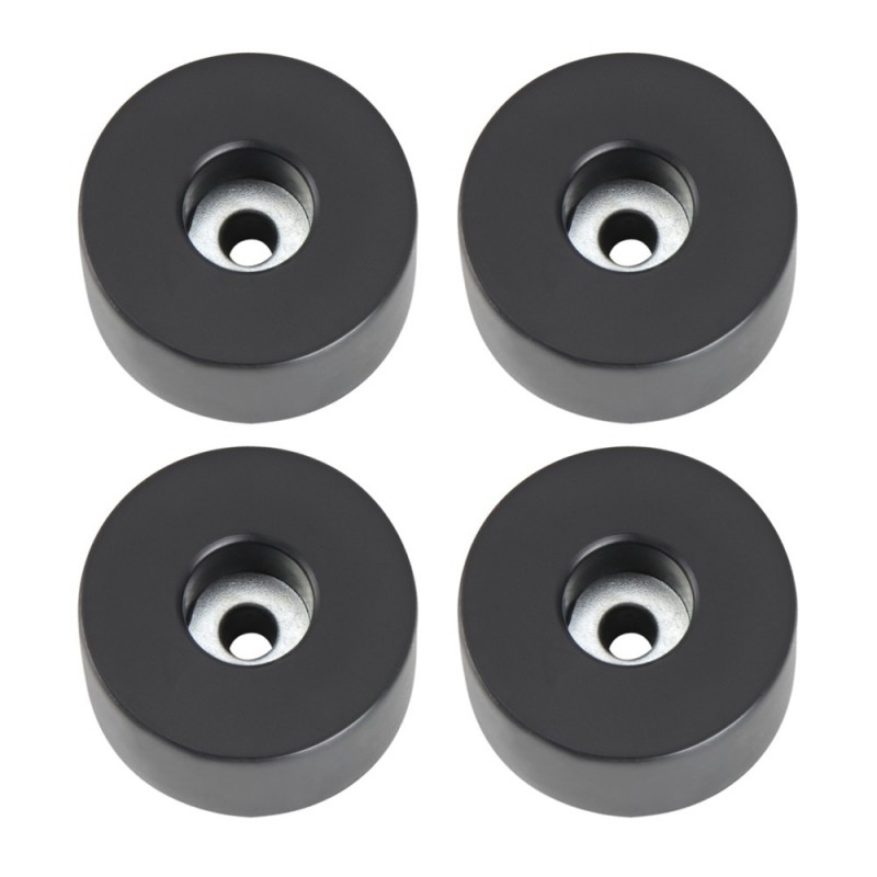 Adam Hall Hardware 4909 M4 AH - Komplet czterech nóżek gumowych, 38 x 20 mm, w woreczku - 1