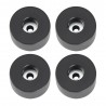 Adam Hall Hardware 4909 M4 AH - Komplet czterech nóżek gumowych, 38 x 20 mm, w woreczku - 1