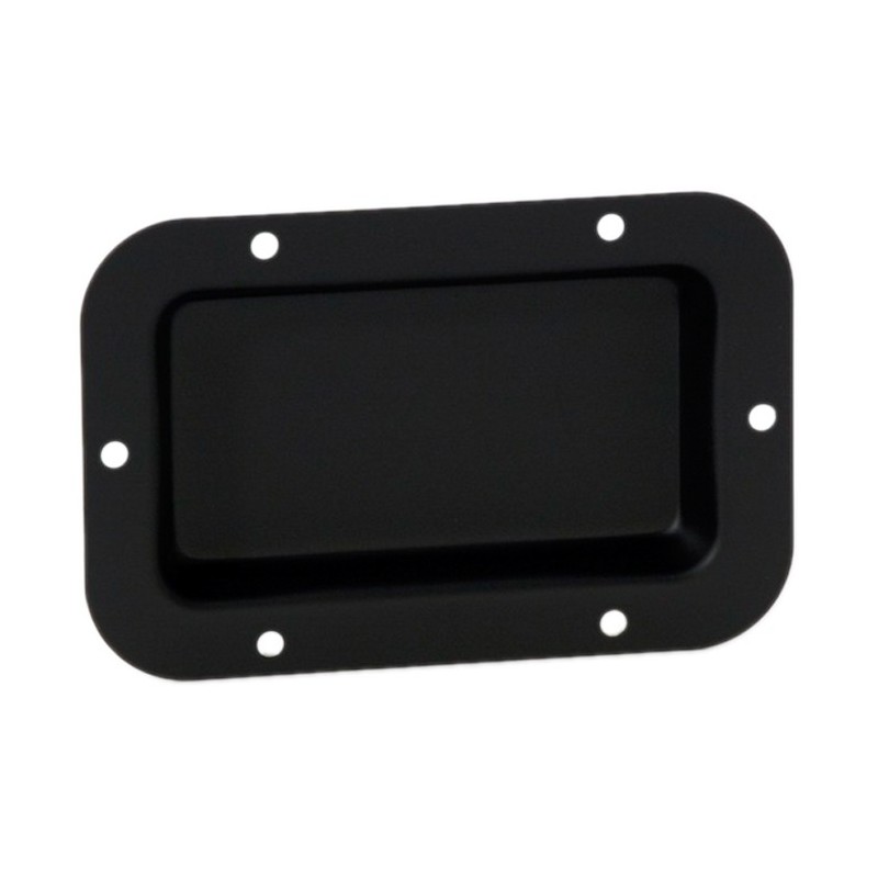 Adam Hall Hardware 8705 BLK - Miseczka montażowa, czarna, nietłoczona - 1