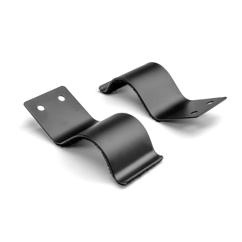 Adam Hall Hardware 87999 - 2 x czarne klamry mocujące 95 x 40 mm do rur, nóg - 3