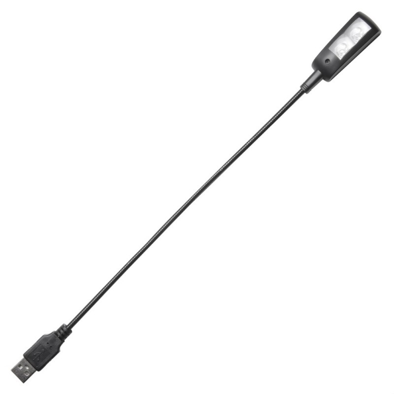 Adam Hall Stands SLED 1 USB PRO - Lampka USB z wysięgnikiem typu "gęsia szyja" i 2 diodami LED - 4