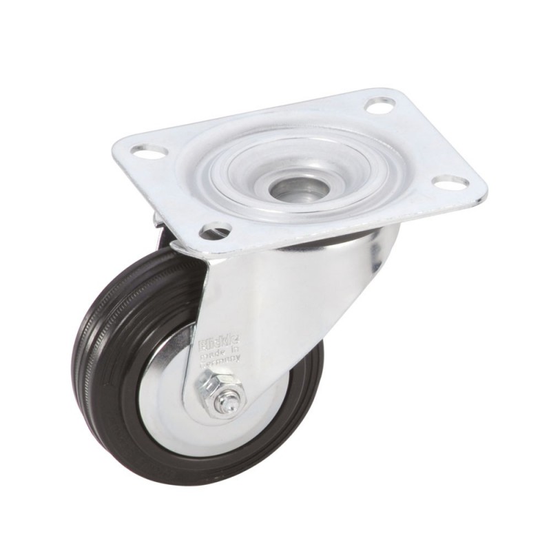 Blickle 370081 - Kółko zwrotne 80 mm z czarną oponą - 1