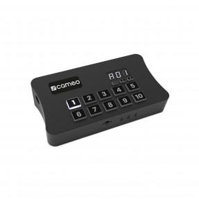 Cameo DVC CUE - Interfejs USB do DMX z możliwością obsługi do 2048 kanałów DMX i podświetlanym panelem sterowania - 1
