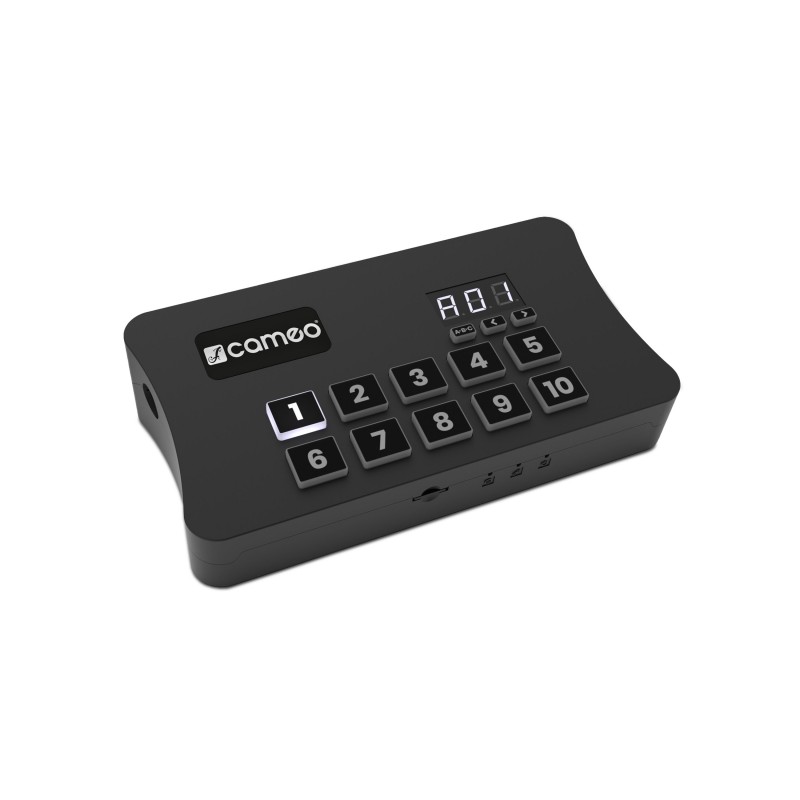 Cameo DVC CUE - Interfejs USB do DMX z możliwością obsługi do 2048 kanałów DMX i podświetlanym panelem sterowania - 1