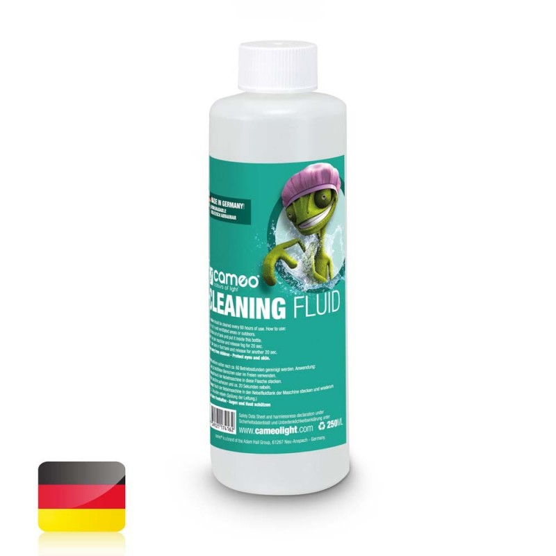Cameo CLEANING FLUID 0,25 L - Specjalny płyn do czyszczenia wytwornic mgły, 250 ml - 1