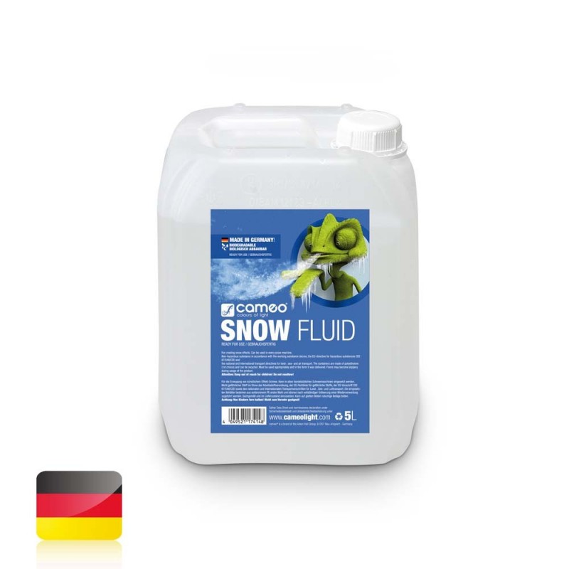 Cameo SNOW FLUID 5 L - Specjalistyczny płyn do wytwornic śniegu do wytwarzania piany, 5 l - 1