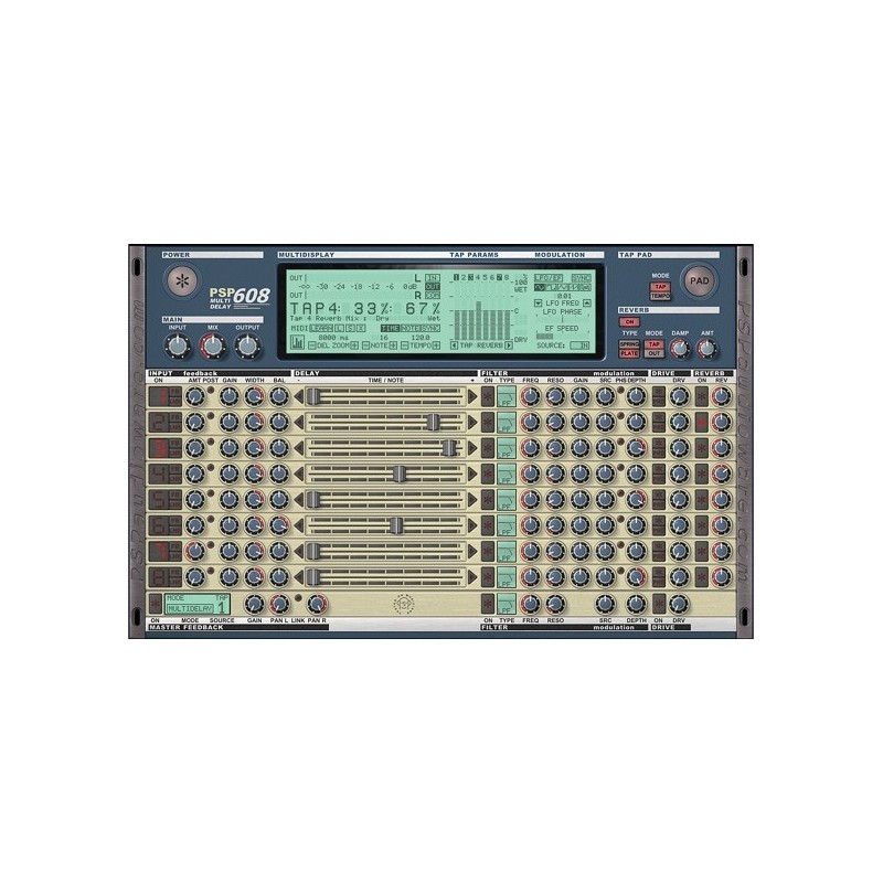 PSP Audioware 608 MultiDelay - wtyczka efektowa