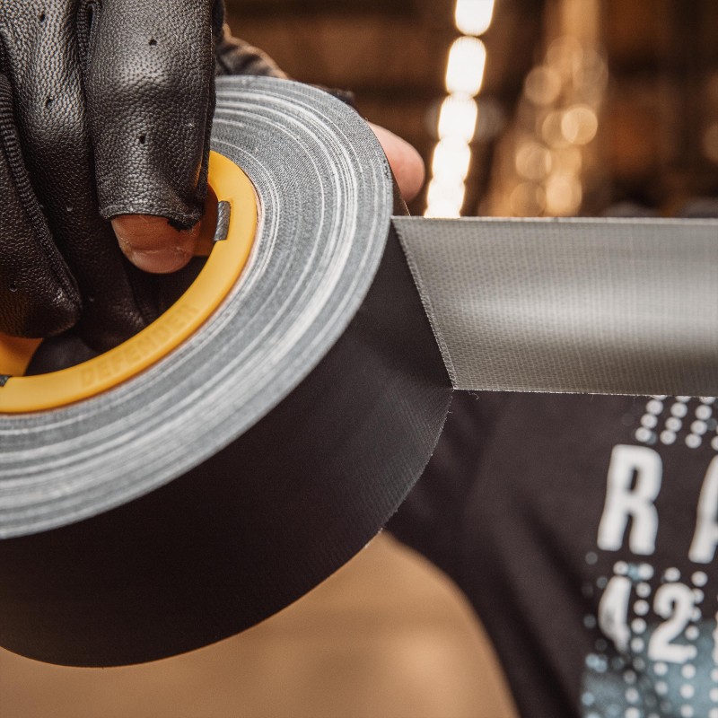 Defender T EXA BM 50 - EXA-TAPE® z ERGO-Core czarna Matt, 50 mm x 50 m - 10