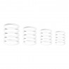Gravity RP 5555 WHT 1 - Uniwersalny zestaw pierścieni Gravity, biały - 1