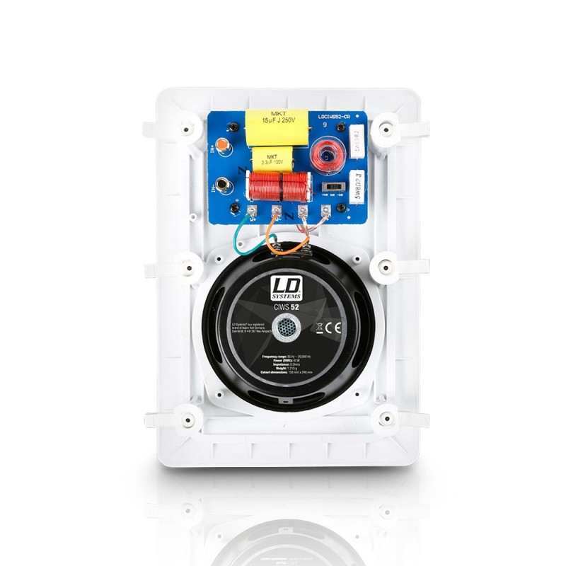 LD Systems Contractor CIWS 52 - 2-drożny głośnik 5,25" do montażu w ścianie - 3