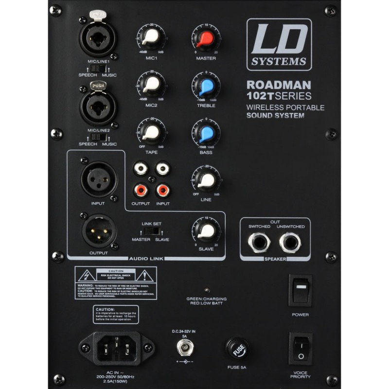 LD Systems Roadman 102 HS - Przenośna kolumna PA z mikrofonem nagłownym - 3