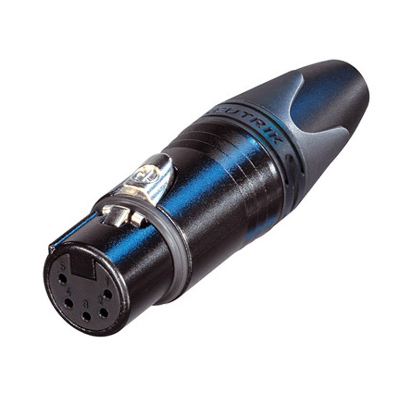 Neutrik NC5FXX-BAG - Złącze XLR 5-pinowe, czarne - 1