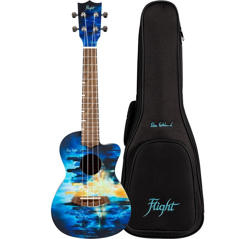 FLIGHT AUC30-CITY Elise Ecklund Signature - ukulele koncertowe - 1
