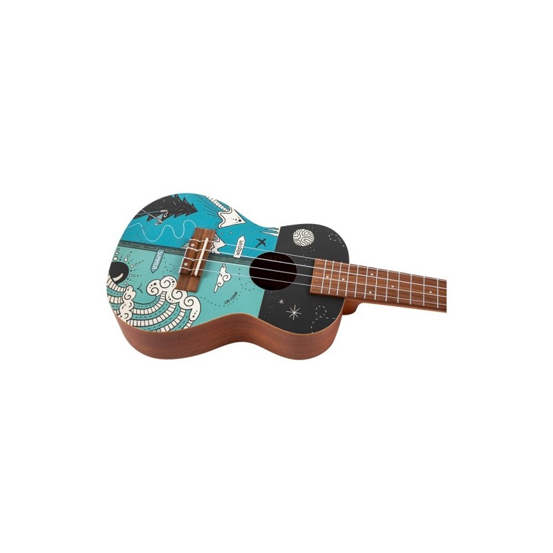 Flight AUC33 Two Seasons - ukulele koncertowe z pokrowcem - 4
