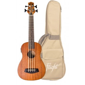 Flight DUBS MAH/MAH BASS - ukulele basowe elektro-akustyczne z pokrowcem - 1