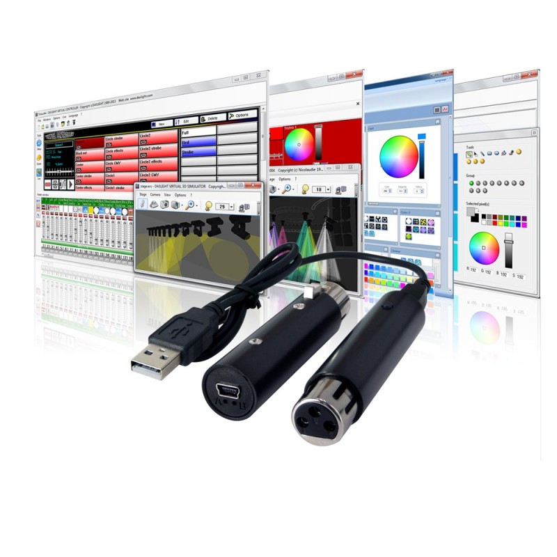 Flash SUSHI-DS USB DMX Controller - 1