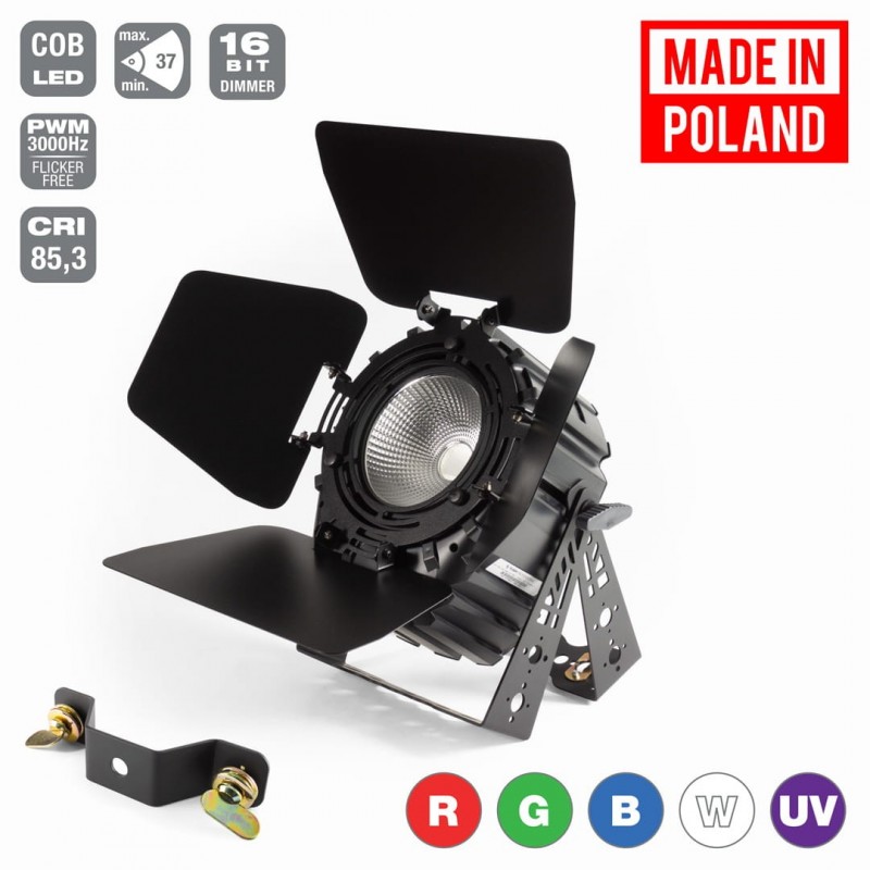 Flash LED PAR 64 COB SHORT Mk2 200W/300W [RGBWA+UV] / [RGBW] / [UV] - 2