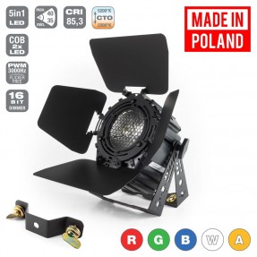 Flash Vintage LED PAR 64 COB SHORT Mk2 [300W RGBWA] / [200W 2xWhite] - 1