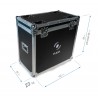 Flash CASE FOR 2x MOVING HEAD 3R 3in1 BEAM + SPOT + WASH - 3