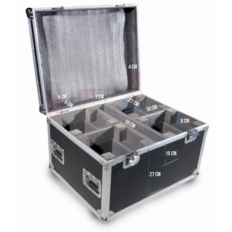 Flash FLIGHT CASE DLA 4 SZTUK LED MOVING HEAD 90W DIAMOND - 5