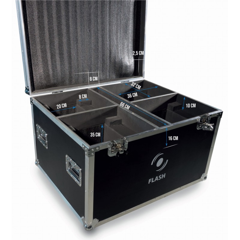 Flash CASE FOR 4x LED MOVING HEAD SPOT 150W - 5