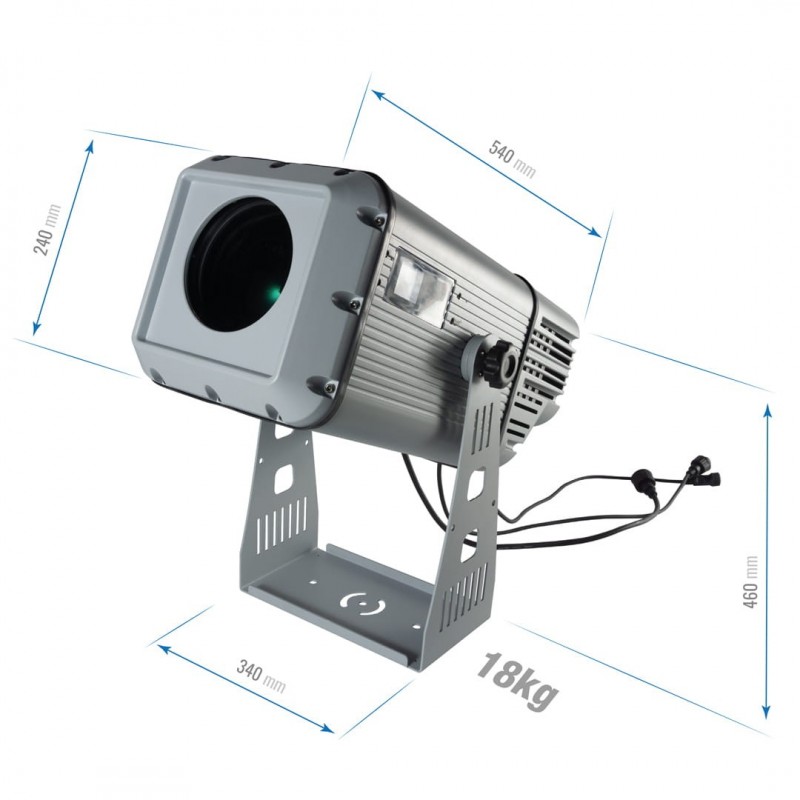 Flash LED LOGO PROJECTOR 300W IP65 ANIMATION EFFECT - 7