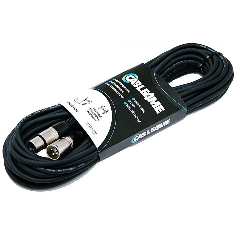 CABLE4ME przewód mikrofonowy sygnałowy XLR/XLR 15m - 3