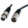 CABLE4ME przewód mikrofonowy sygnałowy XLR/XLR 1m - 1