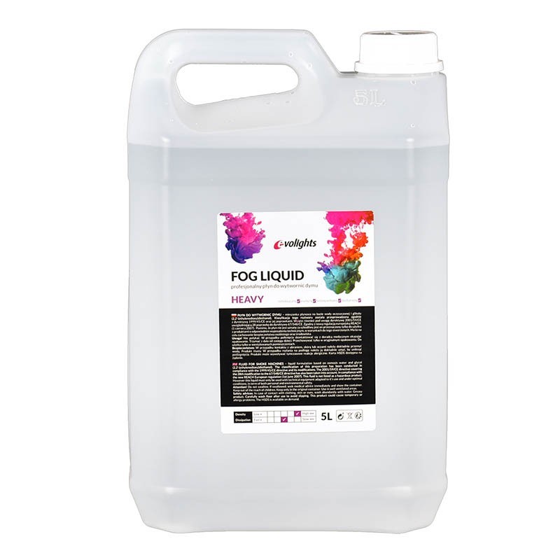 EVOLIGHTS płyn do wytwornicy dymu gęsty HEAVY 5L - 1