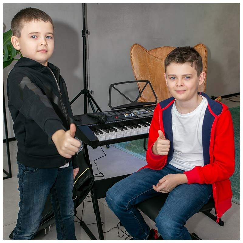 MK 2106 Keyboard Klawisze Organy Dla Dzieci Do Nauki Gry USB Mp3 Mikrofon - 5