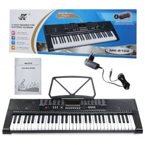 MK 2102 KEYBOARD klawisze organy dla dzieci do nauki gry USB MP3 - 1