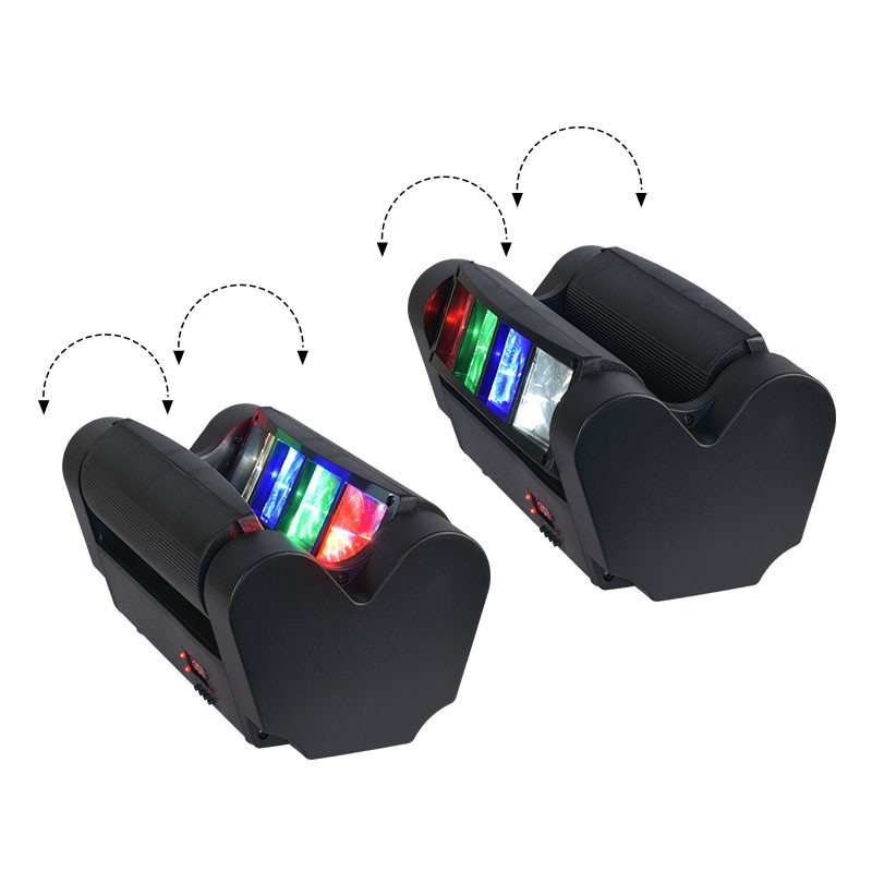 Light4Me Spider MKII Turbo Efekt LED 8x3W RGBW - 4