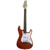 Arrow ST 111 Diamond Red Rosewood White - Gitara elektryczna