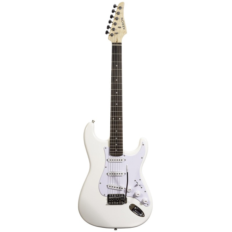 Arrow ST 111 Snow White Rosewood White - Gitara elektryczna - 1