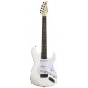 Arrow ST 111 Snow White Rosewood White - Gitara elektryczna - 1
