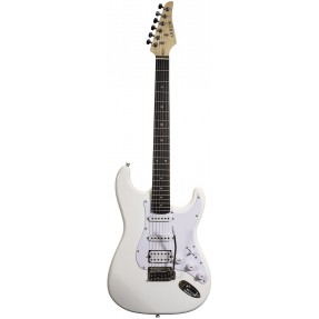 Arrow ST 211 Snow White Rosewood White - Gitara elektryczna - 1