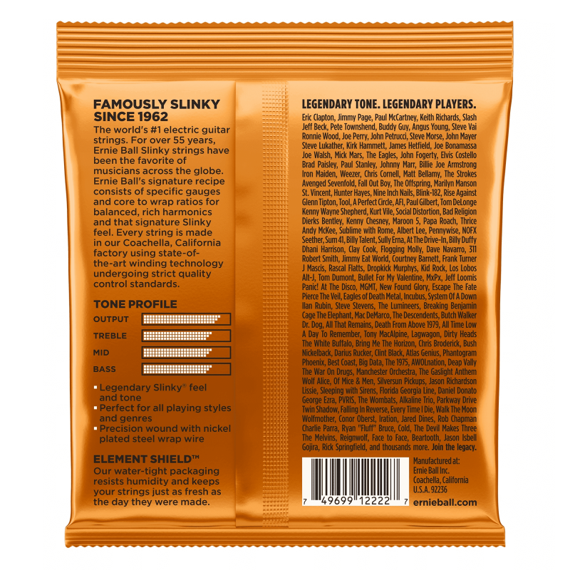 ERNIE BALL EB 2222 - struny do git. elektrycznej - 2