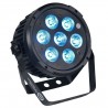 LIGHT4ME BLACK PAR 7x10W RGBWA - Par LED - 2